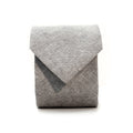 Neck Tie in Light Grey Linen