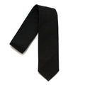 Neck Tie in Black Japanese Cotton